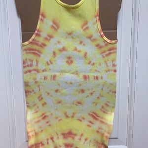 Tie Dye Woman's Tank Top - Large